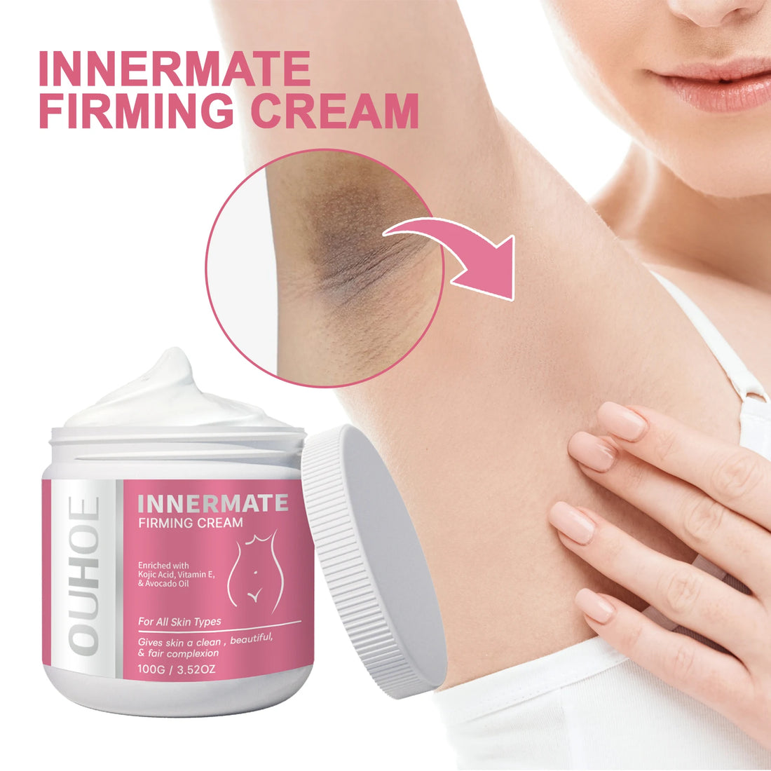 Ouhoe Joint & Underarm Brightening Cream – Moisturizing & Firming