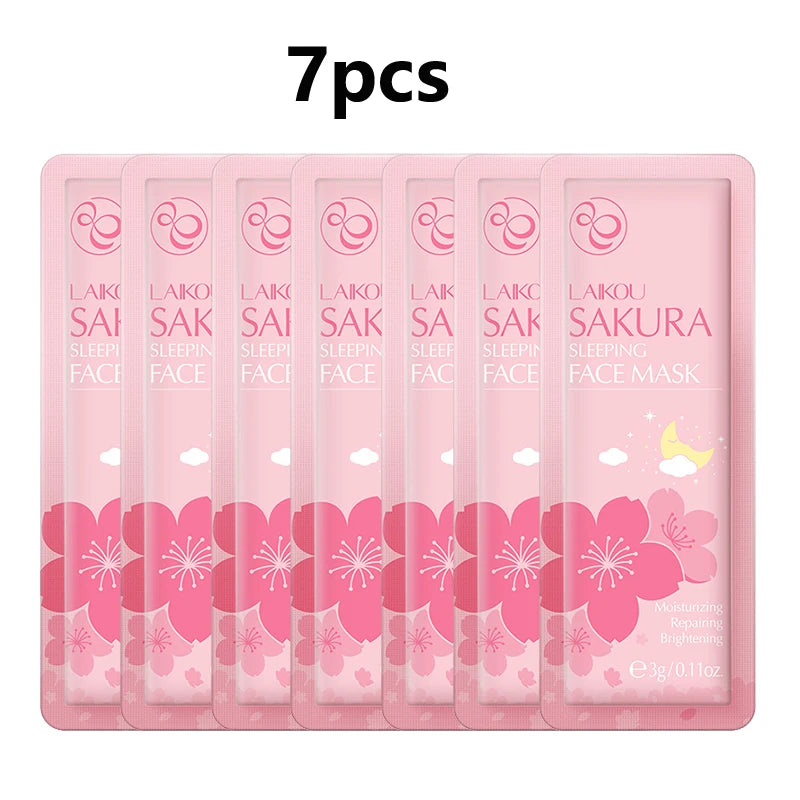 LAIKOU Facial Sheet Masks – 7pcs Hydrating & Repairing Skincare Set