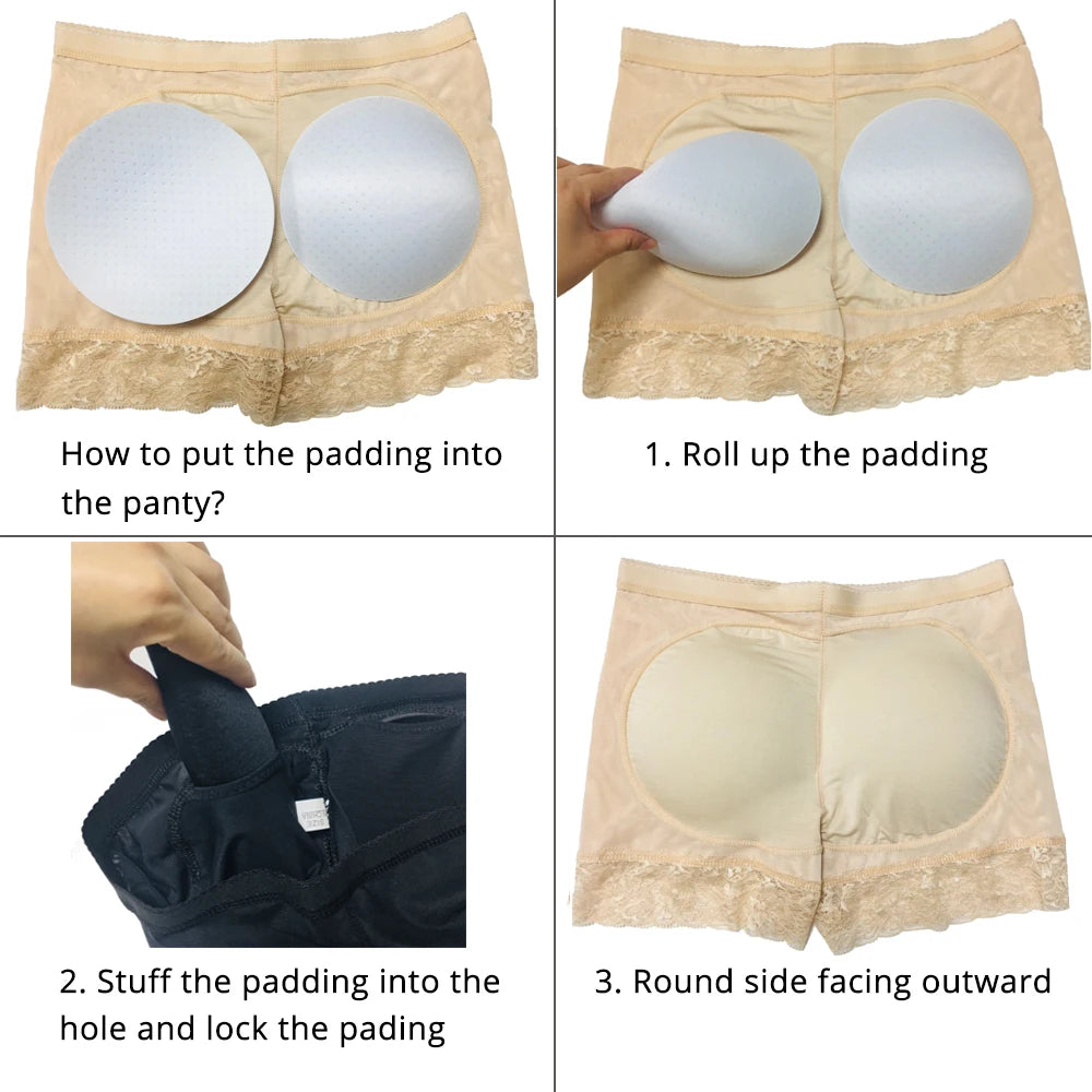 Butt Lifter Shapewear Panty – Padded High-Waist Tummy Control Underwear