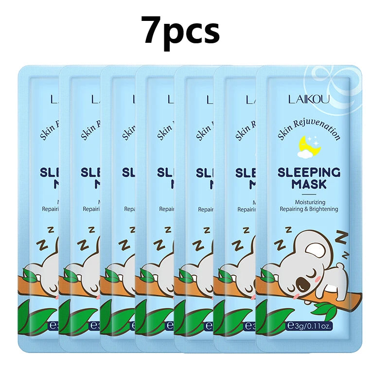 LAIKOU Facial Sheet Masks – 7pcs Hydrating & Repairing Skincare Set