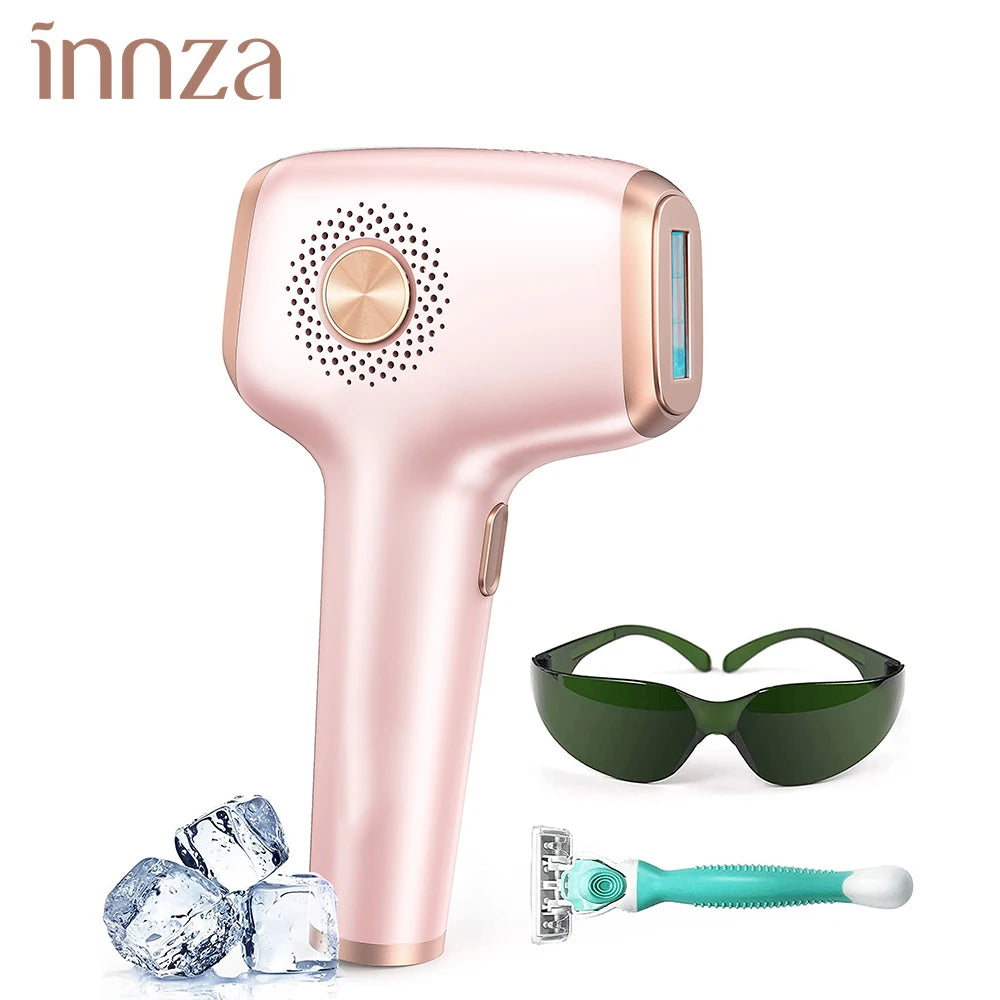 INNZA IPL Hair Removal – Painless, Ice Cooling Device for Men & Women