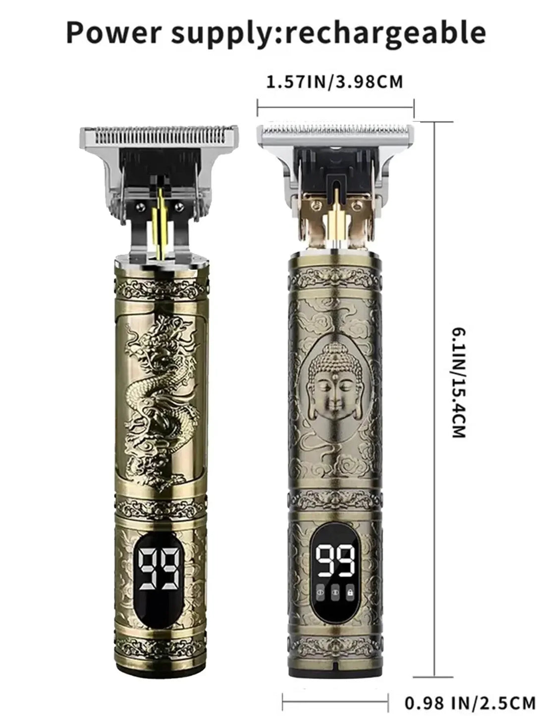 T9 LCD Electric Hair Clipper – Rechargeable Trimmer for Men