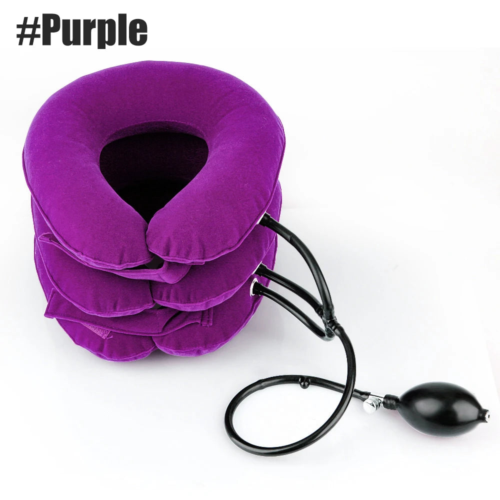 Cervical Neck Traction Device – Inflatable Collar for Pain Relief & Alignment