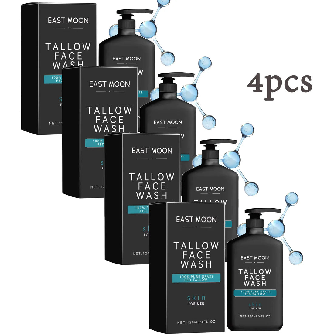 Men’s Facial Cleanser – Acne Control & Pore-Clearing Exfoliating Cream