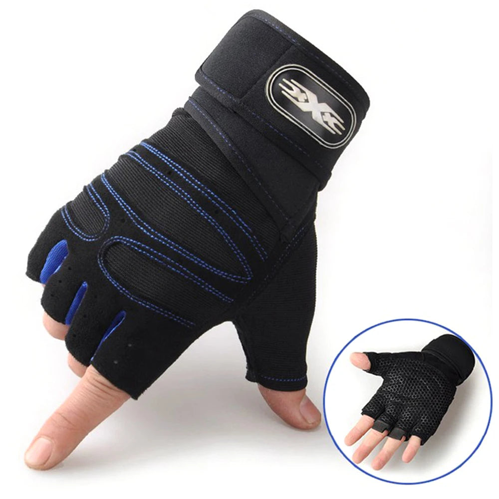 Heavyweight Gym Training Gloves – Non-Slip with Wrist Support