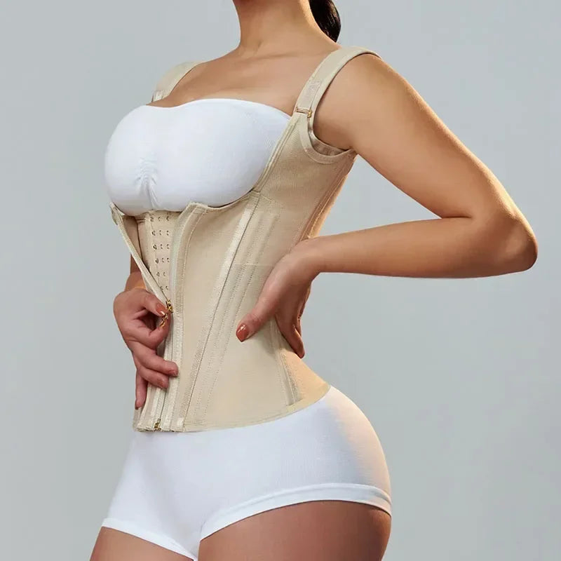 Fajas Colombianas Waist Trainer Vest – Double Compression Shapewear