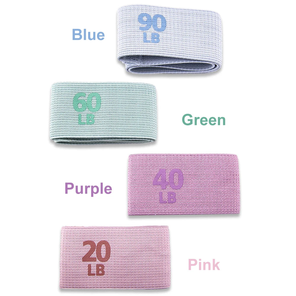 Resistance Bands Set – Glute, Thigh & Leg Workout Loops