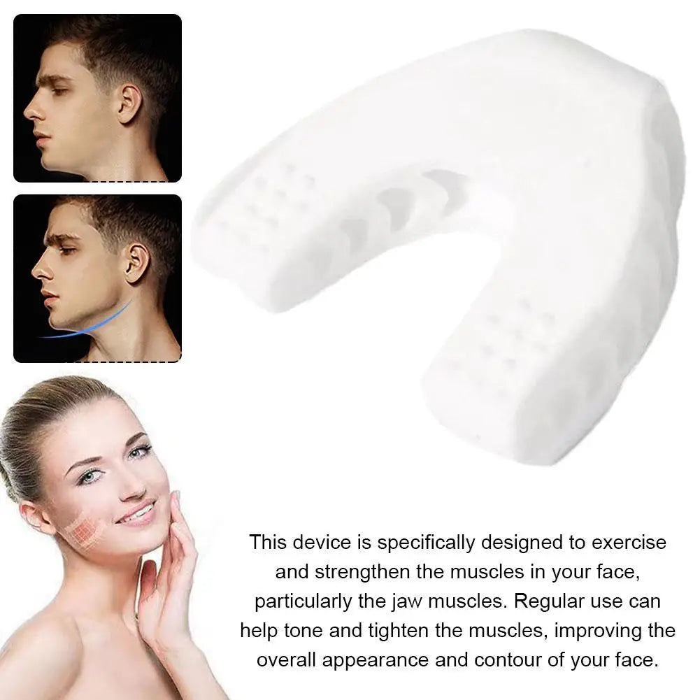 Jaw Exerciser & Neck Toning Trainer – V-Shape Face & Double Chin Reducer