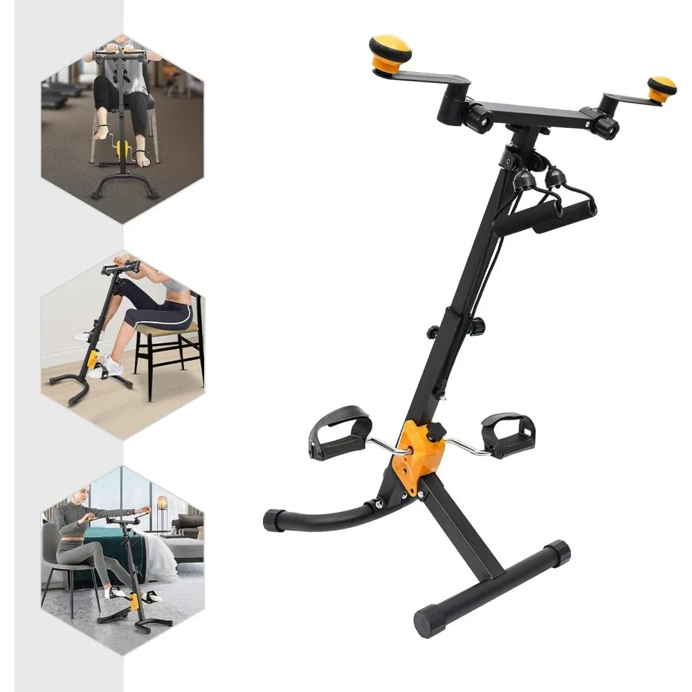 Foldable Pedal Exerciser – Adjustable Rehab Bike for Seniors & Home Fitness