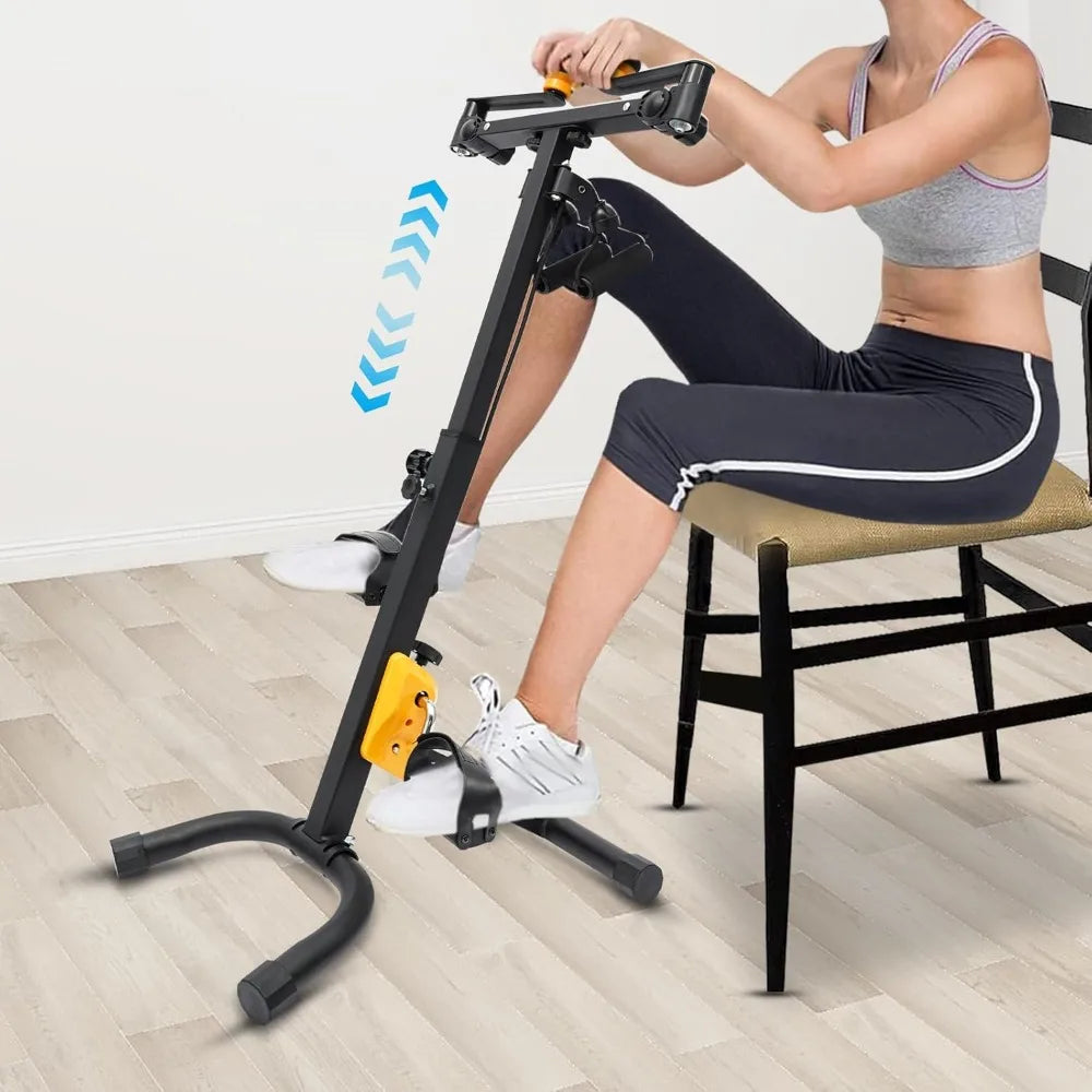 Foldable Pedal Exerciser – Adjustable Rehab Bike for Seniors & Home Fitness