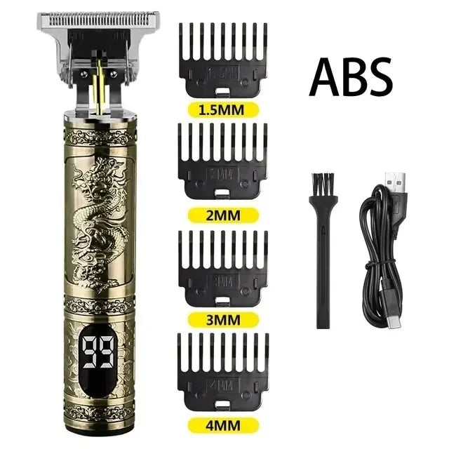 T9 LCD Electric Hair Clipper – Rechargeable Trimmer for Men