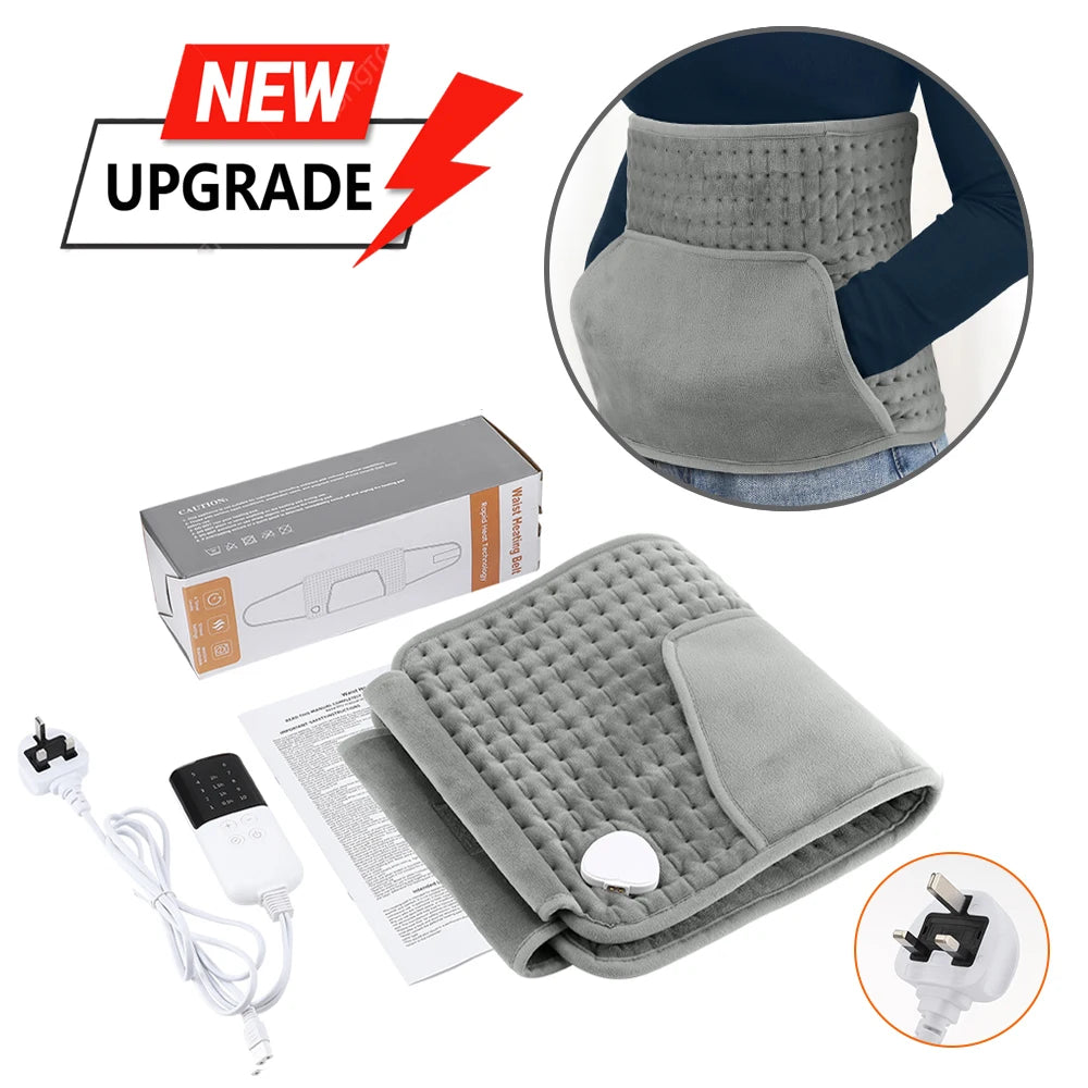 Electric Heating Waist Belt – Adjustable Thermal Pad for Back & Hand Warming