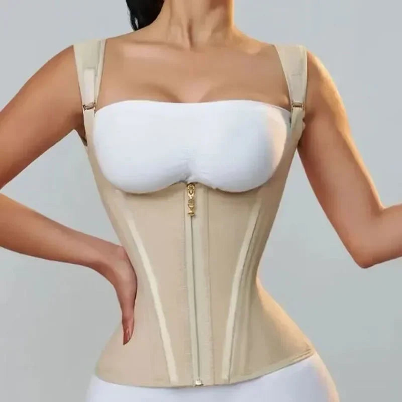 Fajas Colombianas Waist Trainer Vest – Double Compression Shapewear