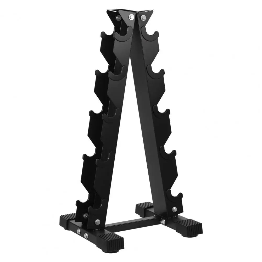 5-Tier Dumbbell Rack – Home Gym Weight Storage Stand & Organizer