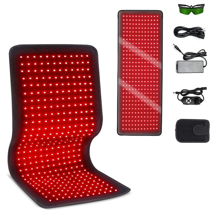 Red & Infrared Therapy Belt – Wearable LED Heating Pad for Body & Joints