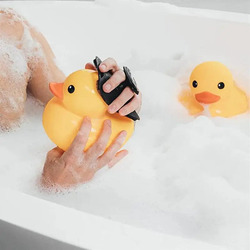 Silicone Exfoliating Body Brush – Gentle Manual Shower Scrubber