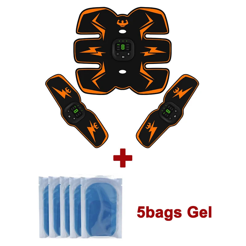 EMS Muscle Stimulator – USB Rechargeable Full Body Massager for Pain Relief & Fitness