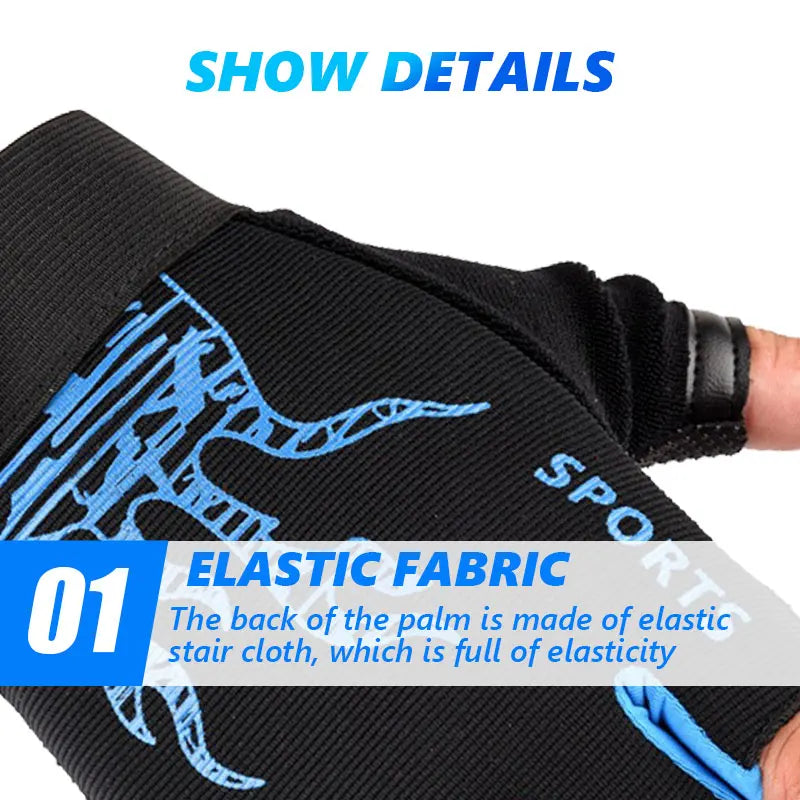 Heavyweight Gym Training Gloves – Non-Slip with Wrist Support