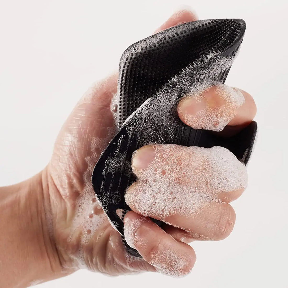 Silicone Exfoliating Body Brush – Gentle Manual Shower Scrubber