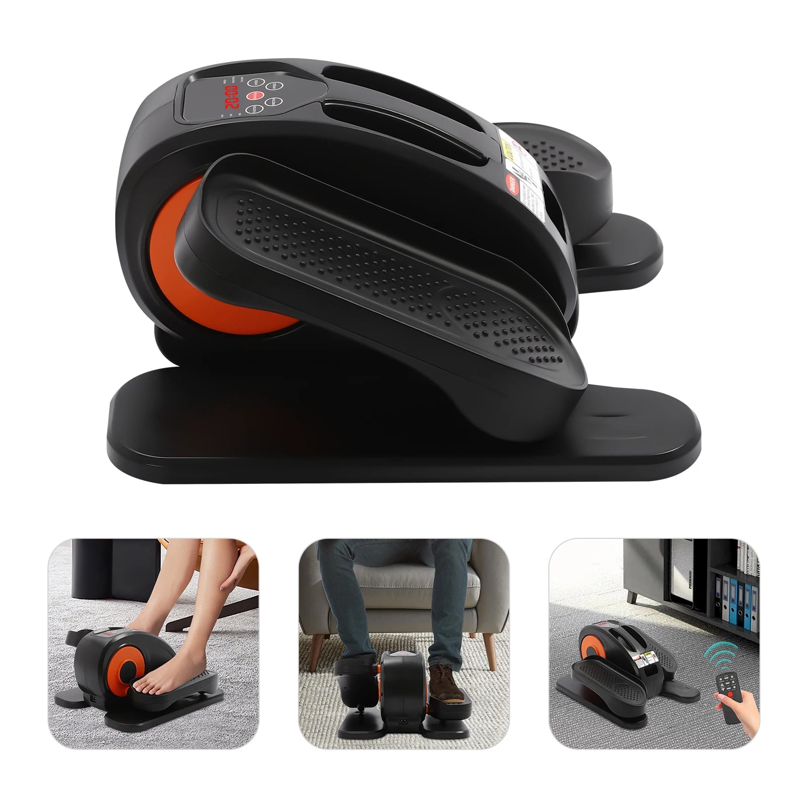 Under Desk Elliptical – Electric Seated Leg Exerciser with Remote Control