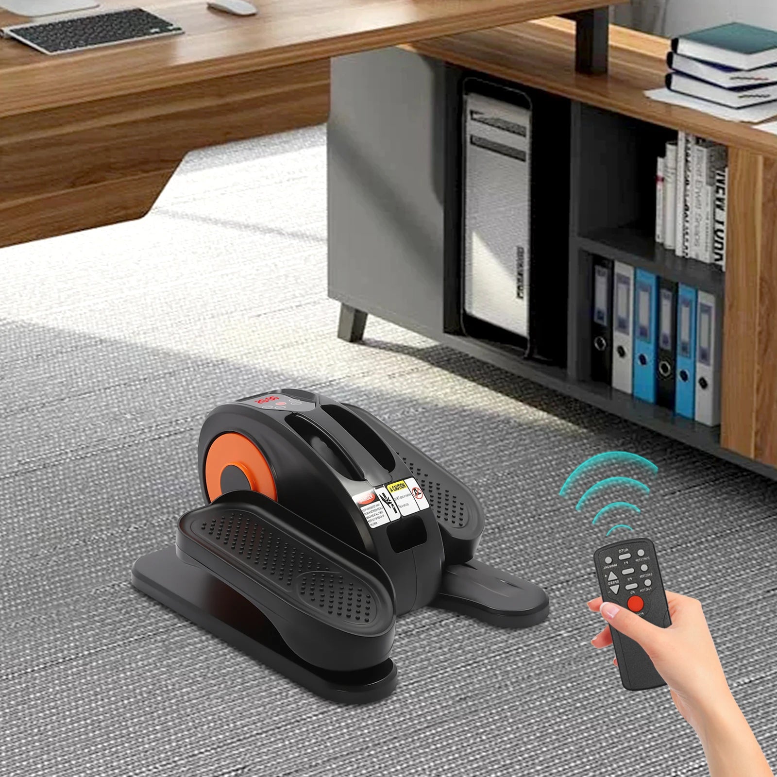 Under Desk Elliptical – Electric Seated Leg Exerciser with Remote Control