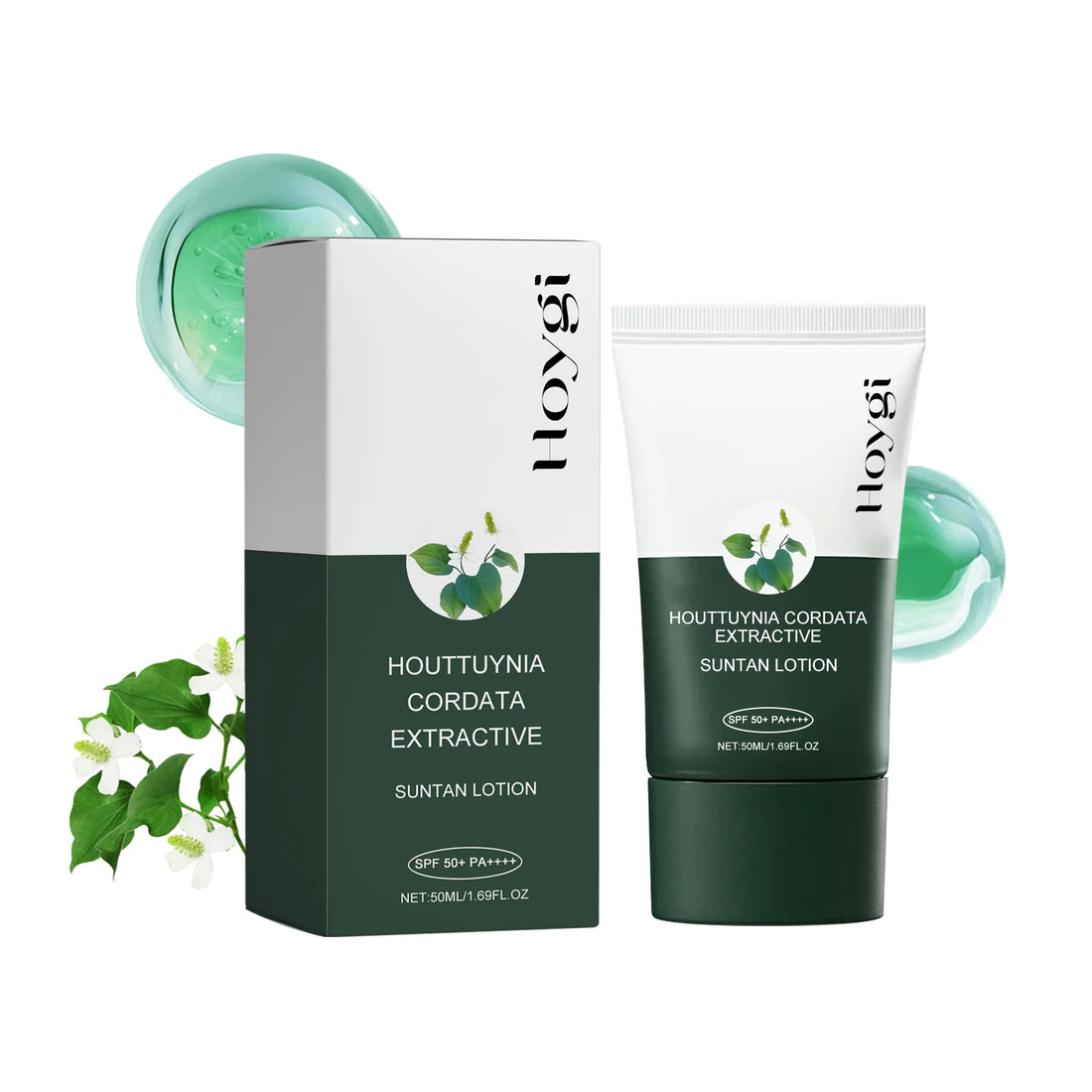 Herbal Sun Cream – Whitening & Nourishing with Houttuynia Extract