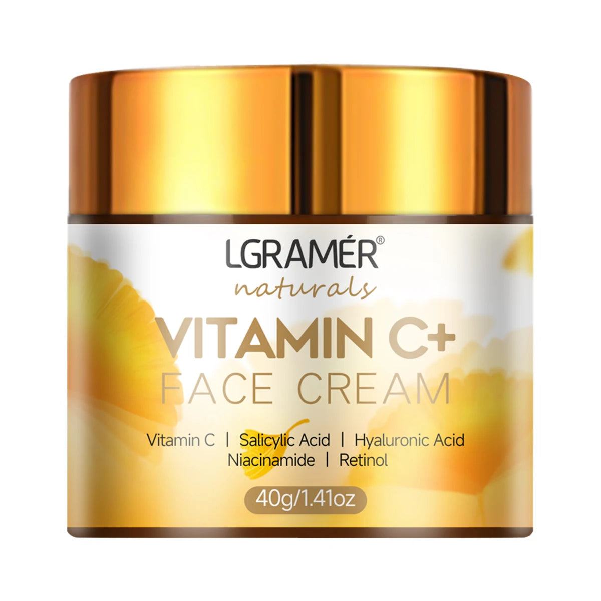 Vitamin C & Retinol Face Cream – Anti-Aging and Brightening Moisturizer
