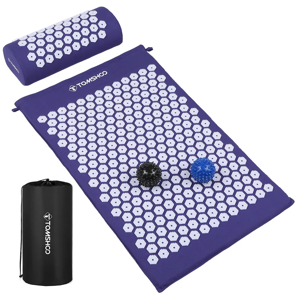 Acupressure Mat & Pillow Set – Massage Cushion for Pain & Stress Relief
