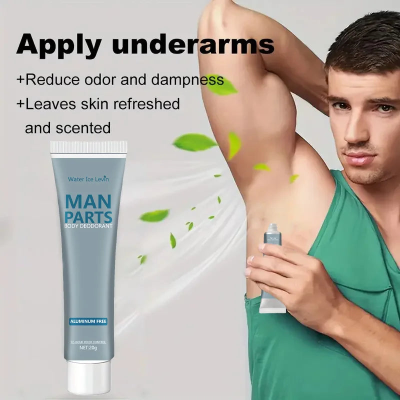 Men’s Intimate Fragrance & Deodorant Cream – Private Area & Underarm Care