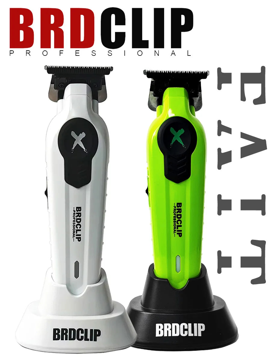 BRDCLIP FA1T Pro Hair Trimmer – Gradient Clipper with Charging Stand