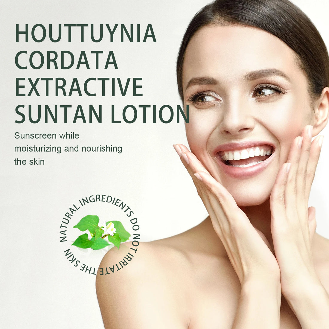 Herbal Sun Cream – Whitening & Nourishing with Houttuynia Extract