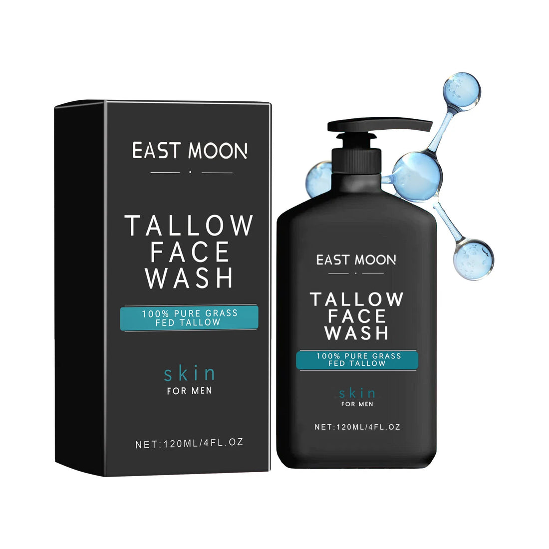 Men’s Facial Cleanser – Acne Control & Pore-Clearing Exfoliating Cream