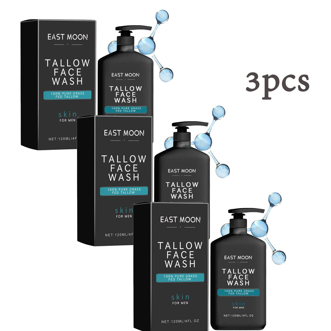 Men’s Facial Cleanser – Acne Control & Pore-Clearing Exfoliating Cream