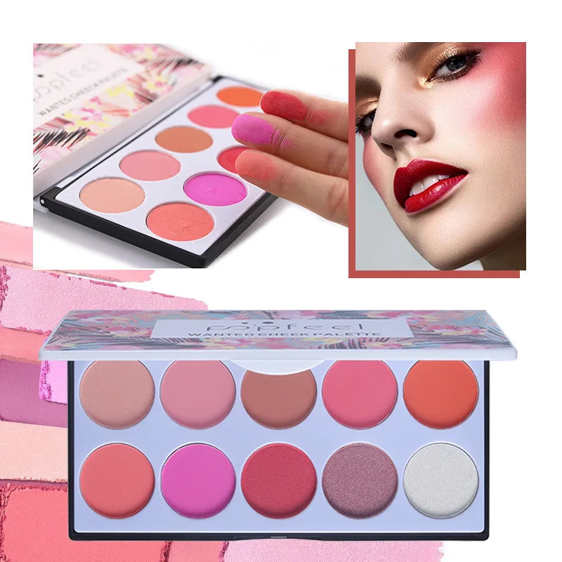 POPFEEL All-in-One Makeup Kit – Eyeshadow, Foundation, Lip Gloss, Brushes & More