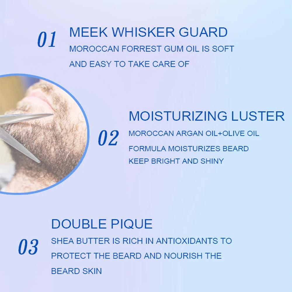 Men’s Natural Beard Balm Wax – Soften, Moisturize & Style