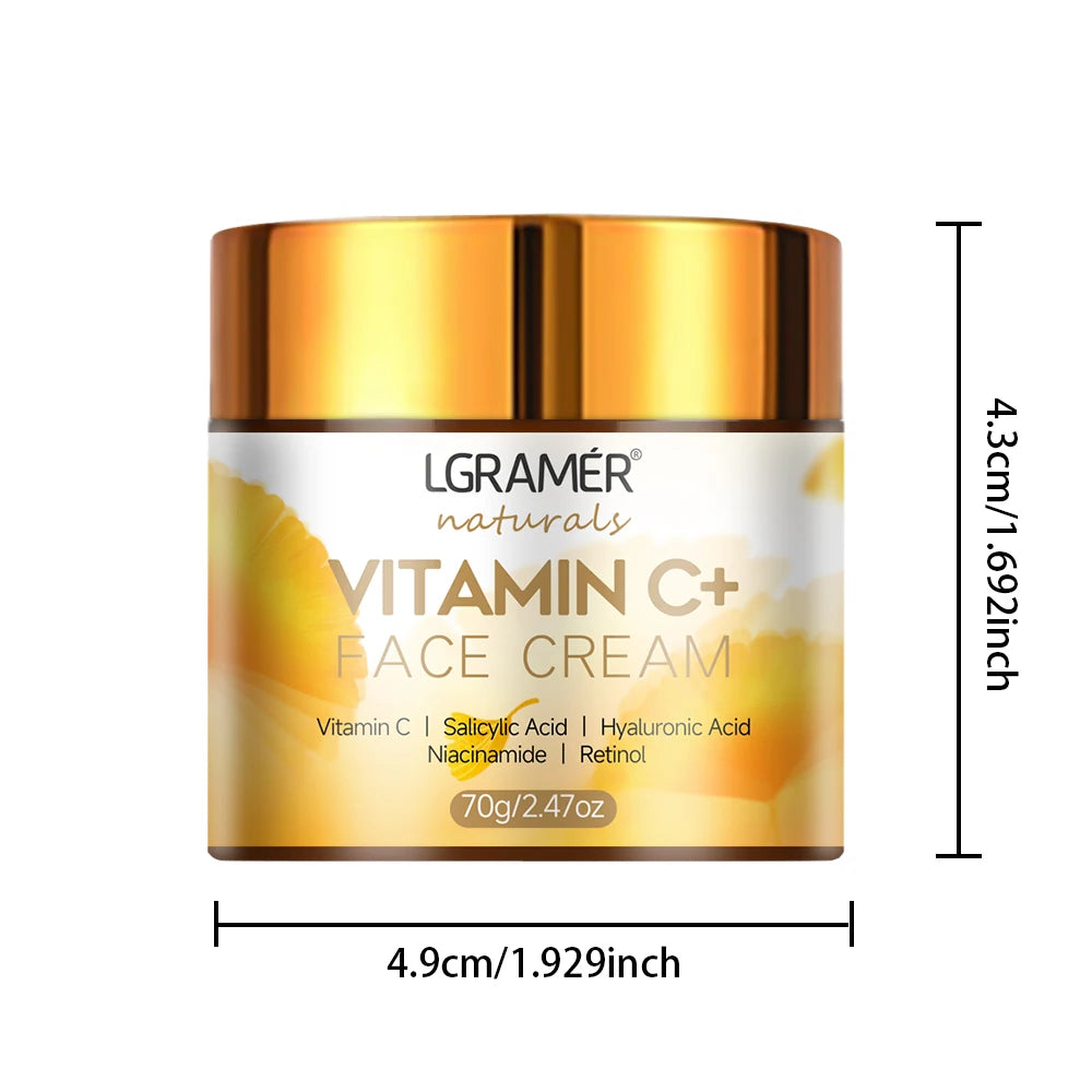 Vitamin C & Retinol Face Cream – Anti-Aging and Brightening Moisturizer