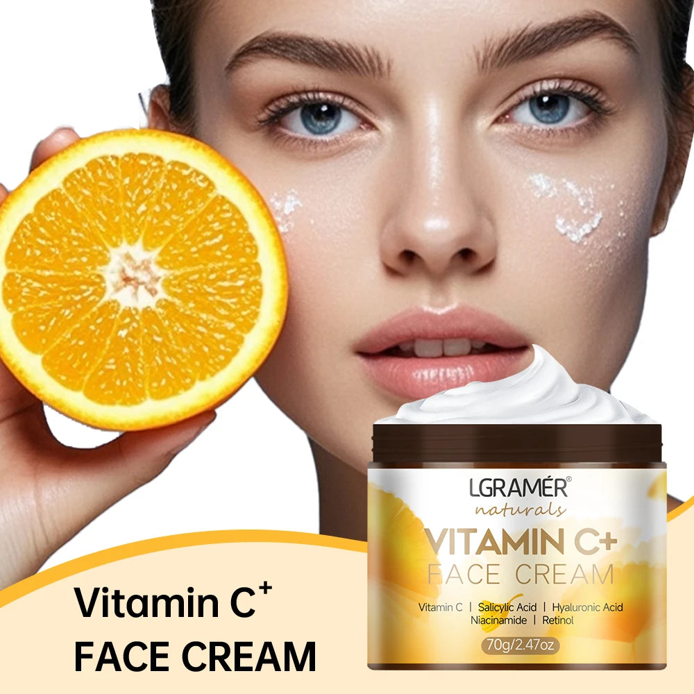 Vitamin C & Retinol Face Cream – Anti-Aging and Brightening Moisturizer