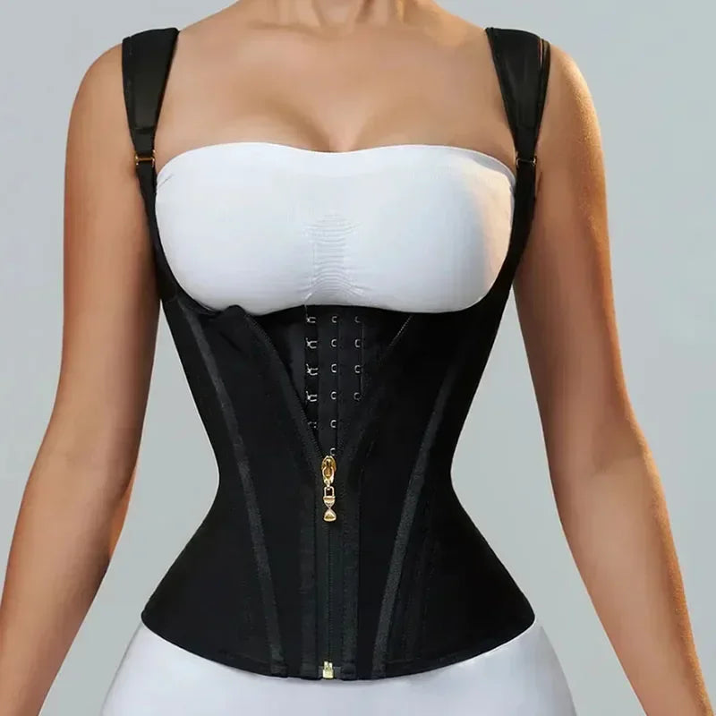 Fajas Colombianas Waist Trainer Vest – Double Compression Shapewear
