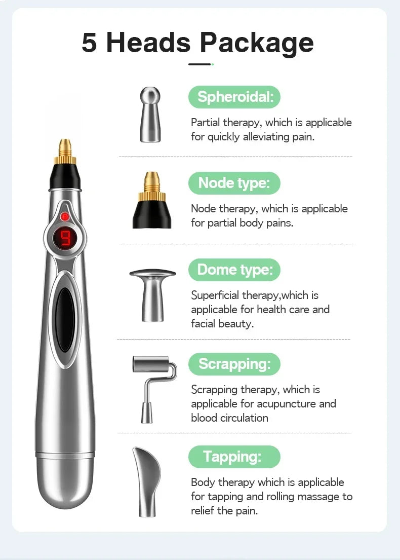 Electronic Acupuncture Pen – Meridian Massage & Pain Relief Tool