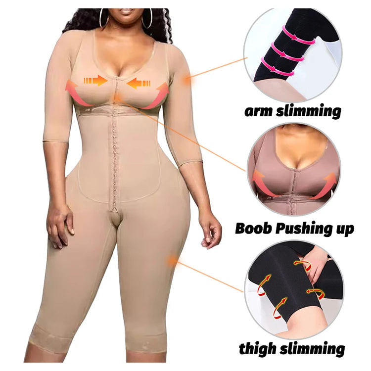 Full Body Colombian Shapewear – High Compression Post-Surgery Bodysuit