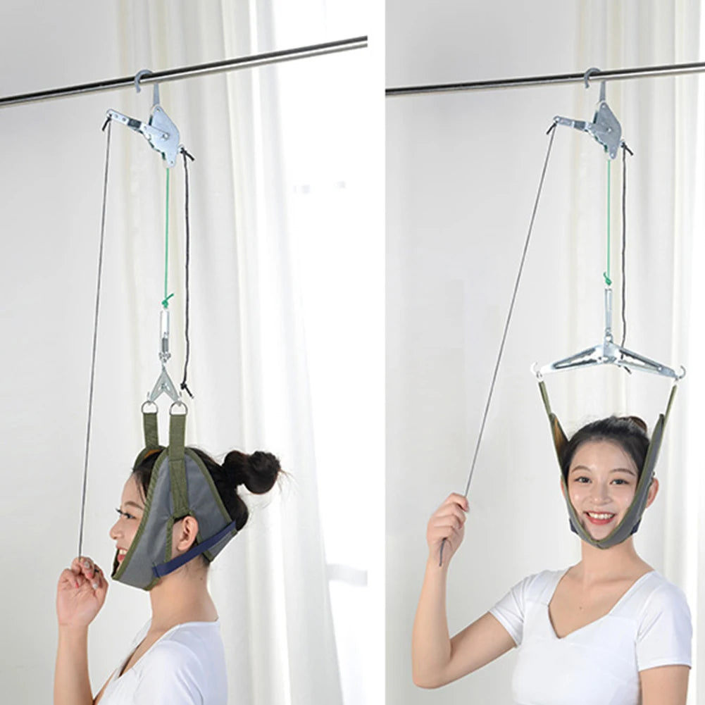 Adjustable Cervical Traction & Posture Correction Device