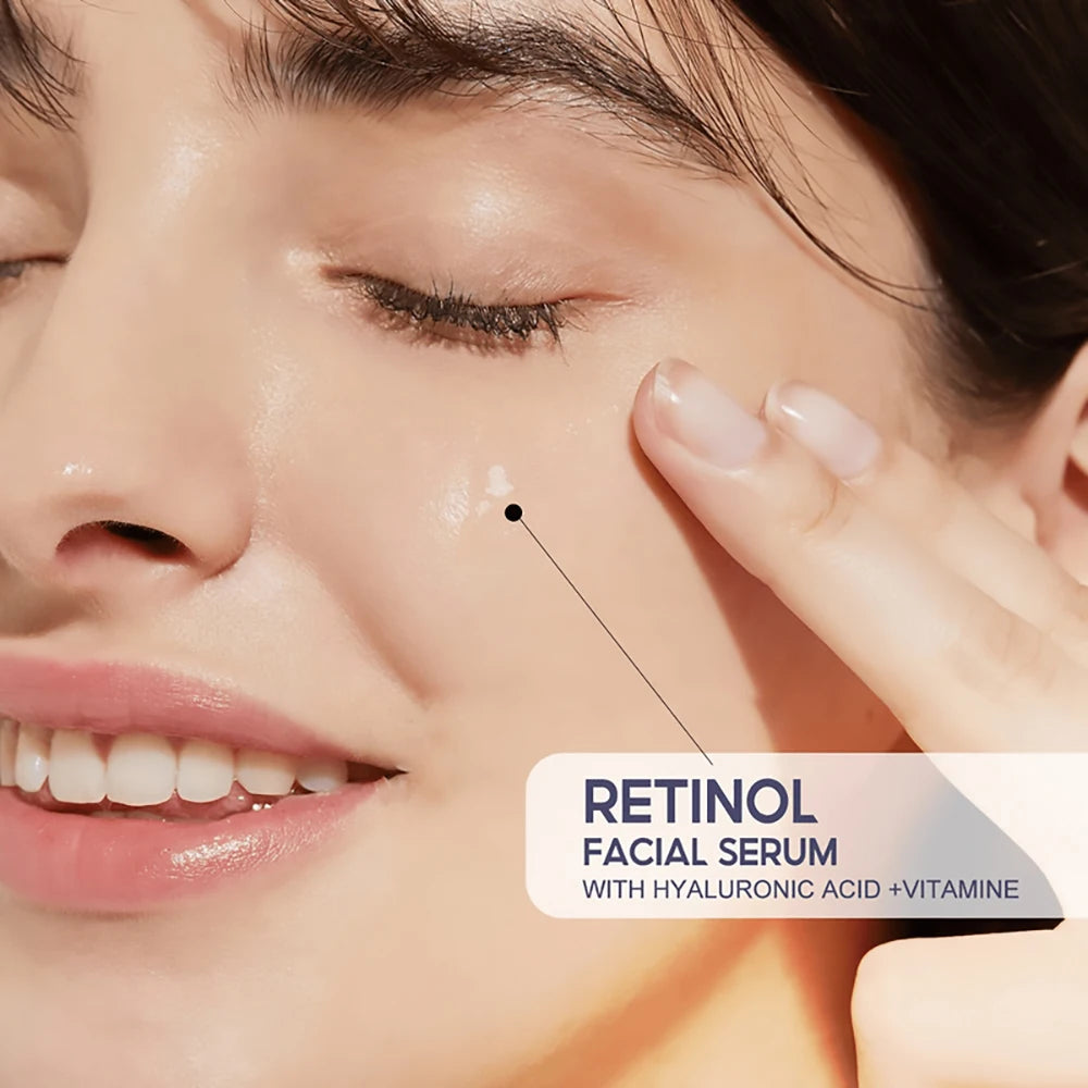 Retinol Face Serum – Wrinkle-Reducing, Pore-Tightening & Firming Treatment