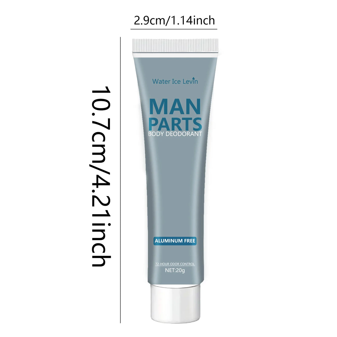Men’s Intimate Fragrance & Deodorant Cream – Private Area & Underarm Care