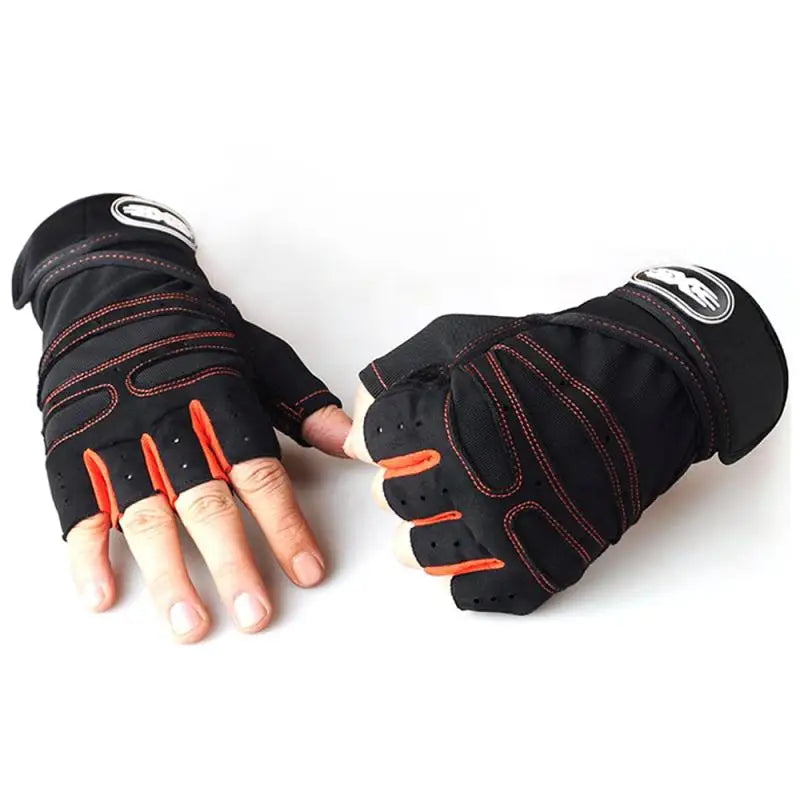 Heavyweight Gym Training Gloves – Non-Slip with Wrist Support