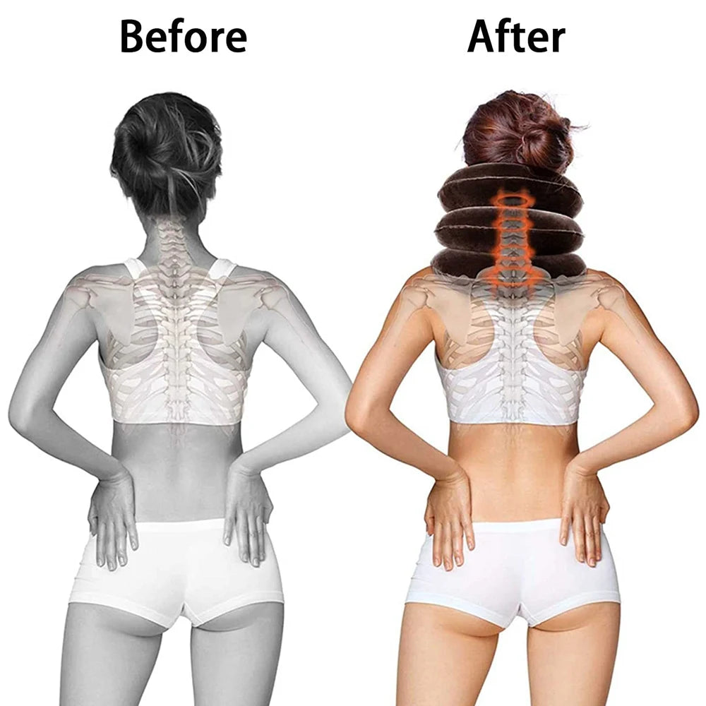 Cervical Neck Traction Device – Inflatable Collar for Pain Relief & Alignment