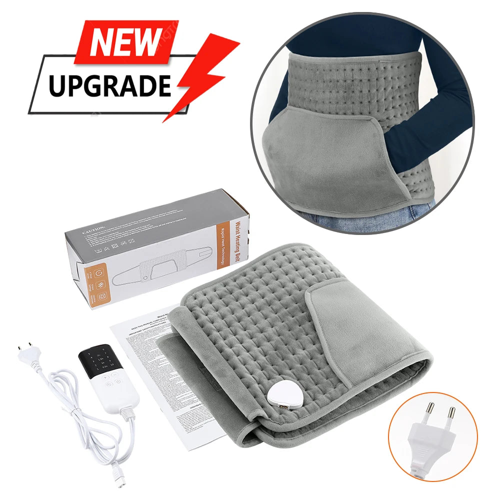 Electric Heating Waist Belt – Adjustable Thermal Pad for Back & Hand Warming