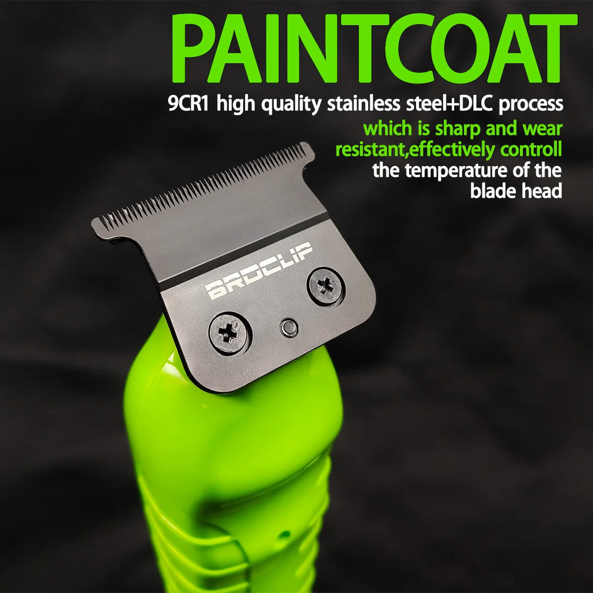 BRDCLIP FA1T Pro Hair Trimmer – Gradient Clipper with Charging Stand