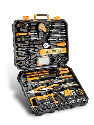 DEKO 228-Piece Auto Repair Tool Set – Socket Wrench Kit with Toolbox