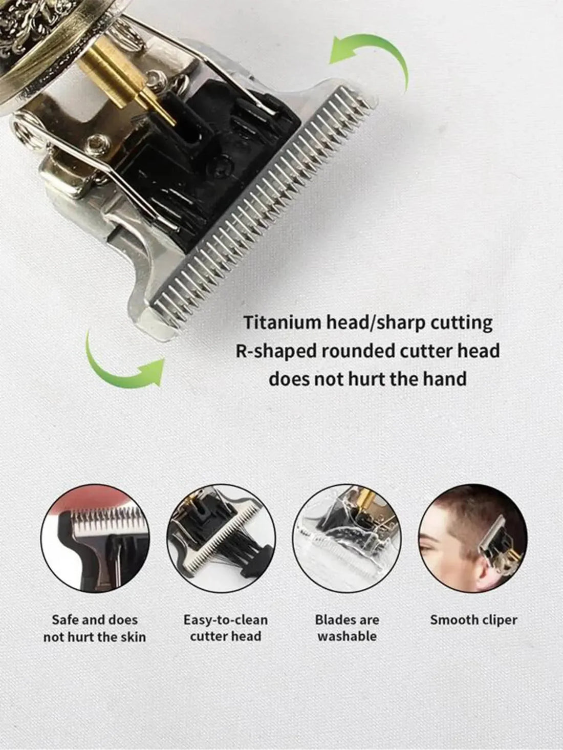 T9 LCD Electric Hair Clipper – Rechargeable Trimmer for Men