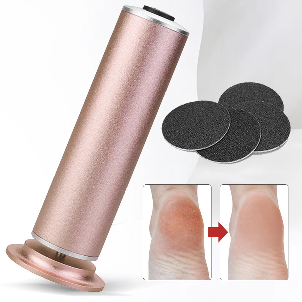 Electric Foot Callus Remover – Pedicure Tool with 60 Sandpaper Discs